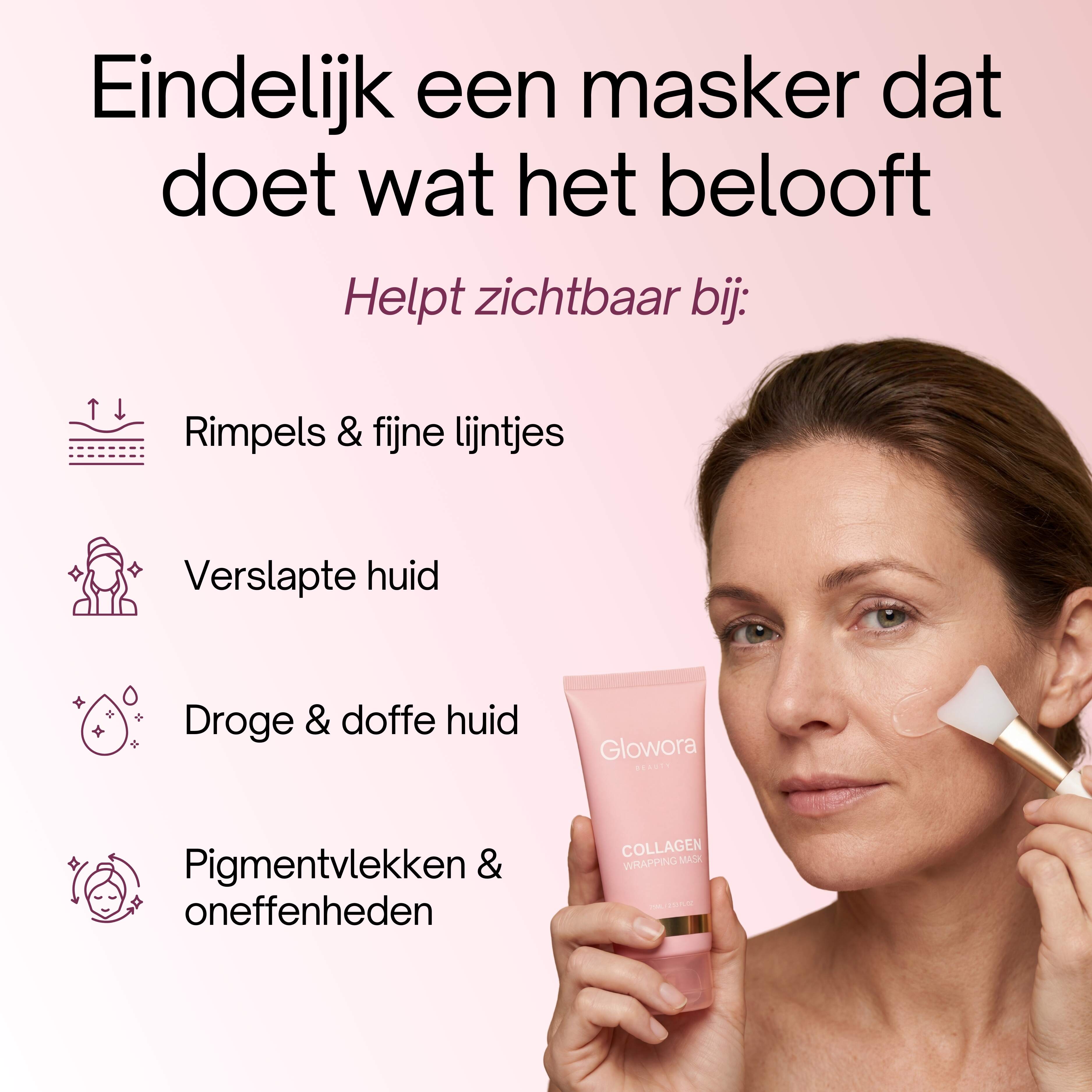 Bio-Collageen Masker + Kwast